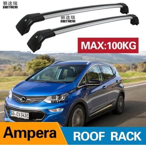 2Pcs Roof bars For OPEL Ampera Hatchback 2017 2018 2019 2020 Aluminum Alloy Side Bars Cross Rails Roof Rack Luggage CUV SUV