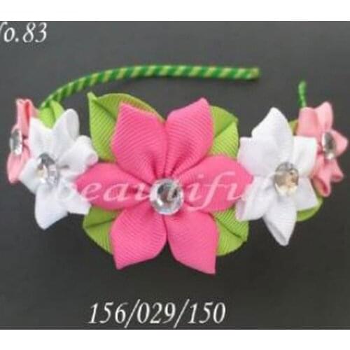 20 pcs BLESSING Good Girl Modern Style Headband accessories hyacinth Garland Hair Bow 88