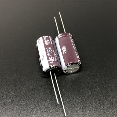 5pcs/50pcs 560uF 50V NICHICON PW Series 12.5x25mm Low Impedance Long Life 50V560uF Aluminum Electrolytic capacitor