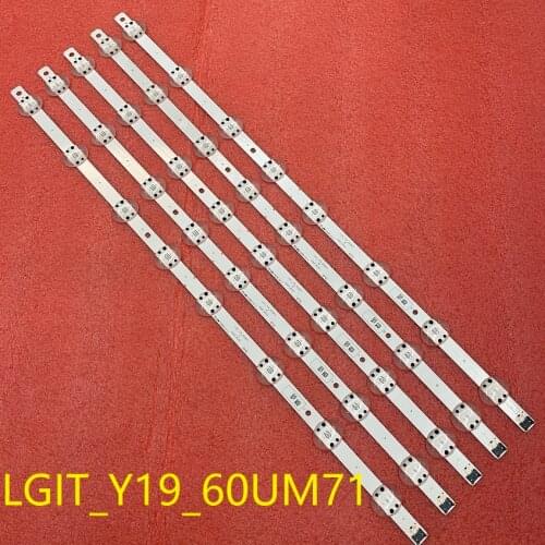 5pcs/set LED backlight strip for LG 60UM7100PLB 60UM6950DUB 60UM6900DUB LGIT_Y19_60UM71 EAV64732901