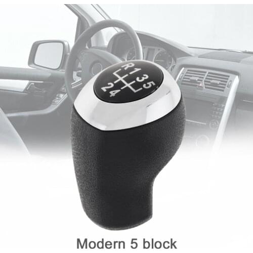 5 Speed ABS Durable Chrome Car Manual Gear Shift Handball Knob for Hyundai Accent Solaris 2011-2014