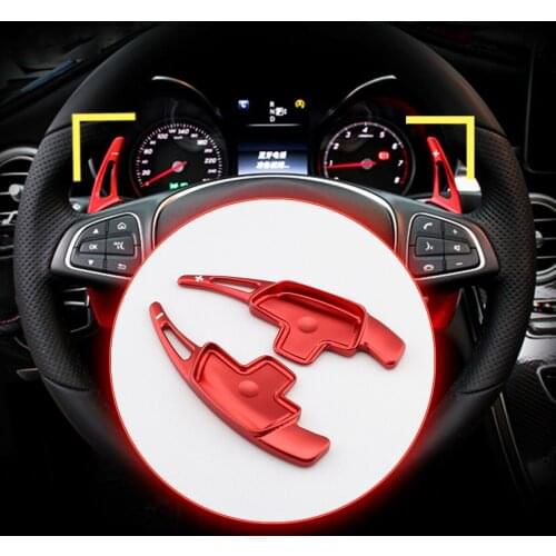 Car Steering Wheel Shift Paddle Shifter Trim Fit For Benz W176 W246 W205 W218 W212 W222 C292 X156 C117 X205 Accessories
