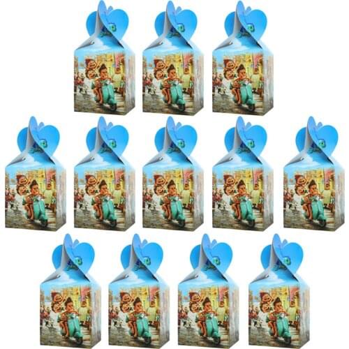 Disney Luca Theme Party Supplies Candy Box Baby Boy Girls Shower Happy Birthday Luca Decoration Party Gift Box Decorations