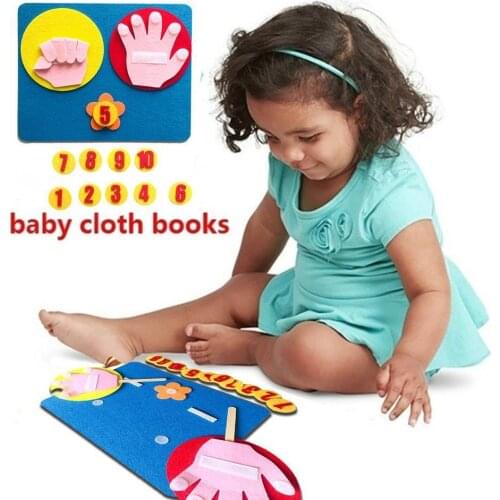 Children Math Toys Finger Counting 1-10 Learning Kindergarten Teaching Finger Set Maths Toy Aid Numbers Mathematics Educati C4C5
