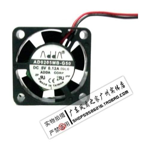 For Adda 2510 cooling fan 2.5cm 5v 0.12a ball bearing big ad0205lb-g50