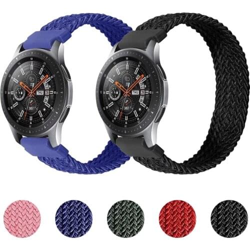 Elastic Nylon Watchband For Xiaomi Huami Amazfit Watch Strap For Amazfit Bip GTR 47/42mm Wrist Band GTS Pace Stratos 20mm 22mm