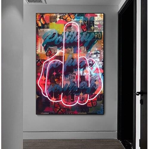 Graffiti Pop Art Canvas Posters and Prints Bedroom Decoration Print Wall Painting Living Room Home Decoration Frameless Cuadros