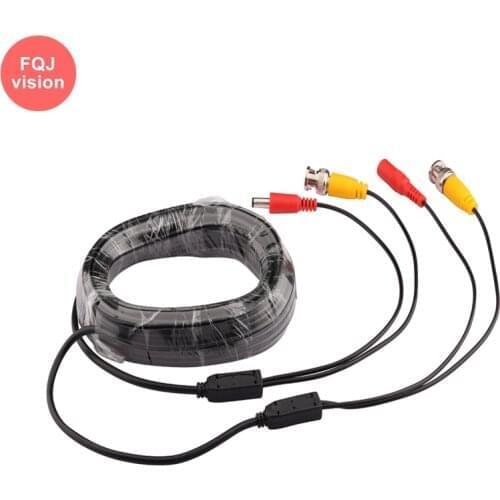 AHD CCTV Camera BNC Cable 2 IN 1 BNC Cable Output DC Plug Long Distance 5M/10M/20M/30M/40M/ Cable for 2MP 5MP 8MP Analog Cameras