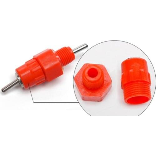 Hot 1000pcs/lot Water Cups Nipple Chicken Drinkers Waterer 360 degree nipple Poultry Supplies Drinking Tools