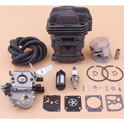 40mm Cylinder Piston Ring Kit For Stihl MS201 MS 201 Carburetor Fuel Filter Line Repair Kit Chainsaw 1145 020 1200