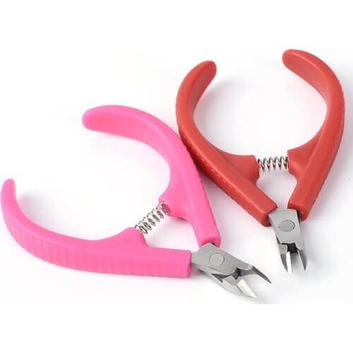 Nail Cuticle Nipper Clipper Rainbow Cuticle Pusher Dead Skin Remover Cuticle Nipper Tweezer Manicure Finger Toe Nail Art Tool