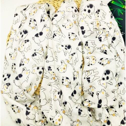 Pig 60*60cm Pat towel bamboo muslin diaper baby swaddle baby muslin blankets quality better than organic cotton Infant Wrap