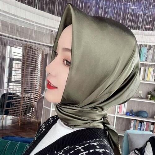 Muslim Clothing Eid Mubarak Turban Muslim Scarf Headgear Simulation Silk Hat Hedging Hijab Summer Casual Towel Islamic Clothing