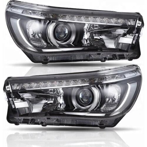 FOR GOODMOLDS wholesales factory manufacturer headlamp 2015-up head light led sequential for toyota vigo hilux revo