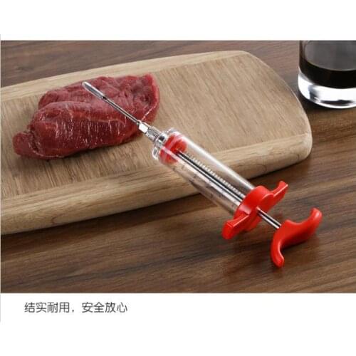 Hot-selling Kitchen Barbecue Brine Sauce Seasoning Syringe Turkey Needle Barbecue Tools Kitchen Tools