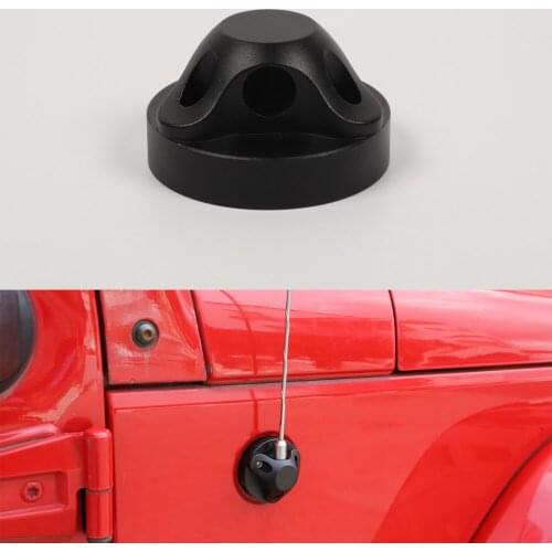 New Car Antenna Cover Cap For Jeep Wrangler JK JL JT 2018 Up Exterior Styling Moldings