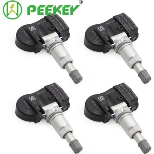 PEEKEY 4pcs For Renault Megane For Laguna Fluence For Latitude TPMS Tire Pressure Sensors 433MHZ OE#40700-0435R 407003743R