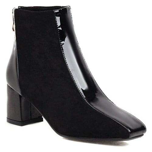 Big Size Color matching boots boots women shoes ankle boots for women ladies boots shoes woman winter