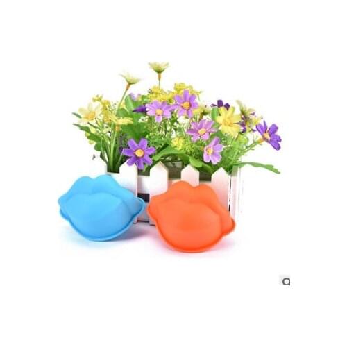 Lip silicone cake pudding, handmade soap mold cake pan silicone cake cup