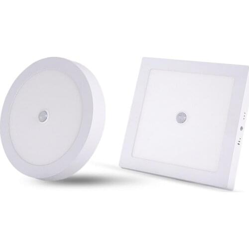 PIR Motion Sensor LED Ceiling Light 6W 12W 18W 24W Modern LED Ceiling Lamp Surface Mount Lighting For Corridor Stairs Basement