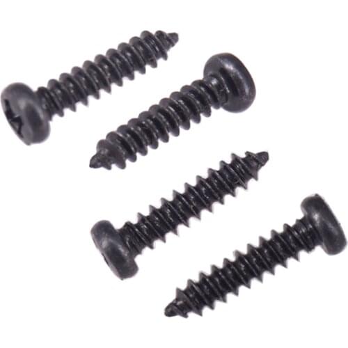 50x Iron Tuning Peg Tuning Key Mounting Screws For Guitar Bass Parts Black