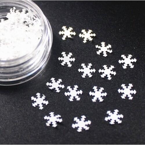 1Pcs/Sell) Colorful Glitter Nails 3d Slice Powder Set DIY Design Nail Art Sequins Decoration Fashion Accessories