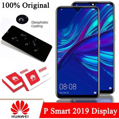 100% Original 6.21'' Display for Huawei P Smart 2019 LCD with frame Touch Screen Digitizer POT-LX1 L21 LX3 Repair Parts