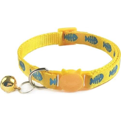 100pcs/lot Pet Cat Collars with Cat Face Puppy Collars for Cats and Small Dogs Factory Wholesale