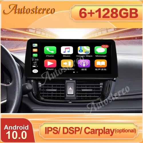 12.3'' Android 10 Carplay Car GPS Navigation For Toyota Vios Yaris L 2016+ Auto Stereo Multimedia Player Radio Recorder Headunit