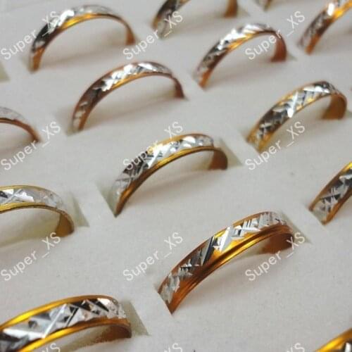 2000pcs 20sets hot sale wholesale jewelry ring lots pretty yellow aluminum alloy Rings nice rings New free shipping BL091