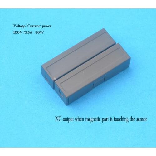 5 pcs MC-44B NC Surface Mount magnetic gap switch for door and window sensor For Home Security Alarm Burglar Warning System