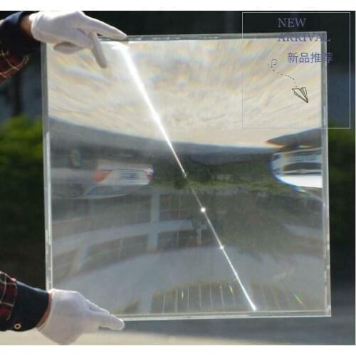 500x500mm Large Optical PMMA Plastic Solar Projector Fresnel Lens Focal Length 620mm for DIY Projector Plane Magnifier