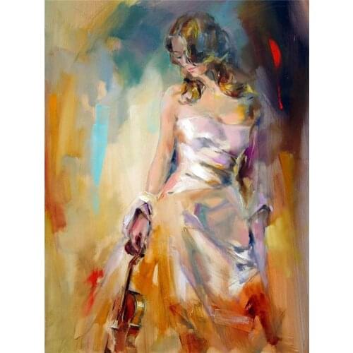 Ballet Woman Pre-Printed 11CT Cross Stitch Full Kit Embroidery DMC Threads Handicraft Handiwork Needlework Handmade Decor