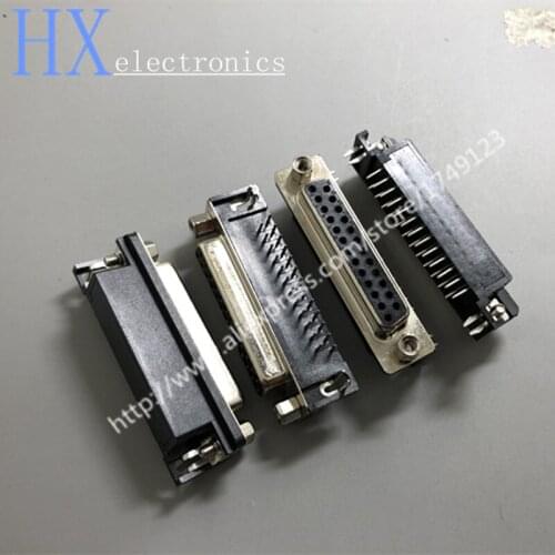Free shpping 50PCS mother DR25 welding plate needle male DB25 female head horizontal
