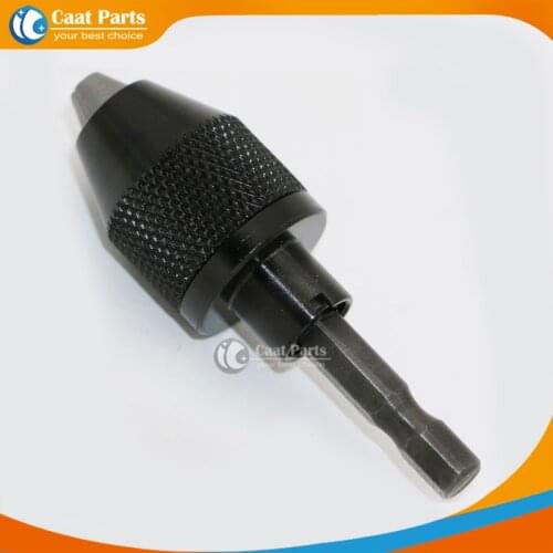 Free Shipping! 0.3-6.0mm 1/4" 6.35mm Keyless Drill Chuck Screwdriver Impact Driver Adaptor Hex Shank Drills Grinder Converter