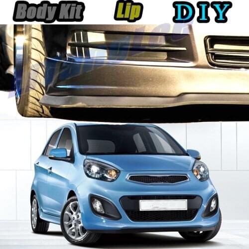 Car Bumper Lip Front Spoiler Skirt Deflector For KIA EuroStar Picanto Morning Naza Suria SA TA JA Modified Body Kit Hella Flush