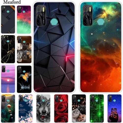 For TECNO Camon 15 Air Case 6.60 inch Bumper Silicone TPU Soft Phone Cover For TECNO Camon15 Air Case Cartoon funda Camon 15Air