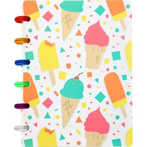 Mushroom Hole Mood Diary Creative Students Notebook Primary School Junior High School Students Kawaii Diary A6 Planner