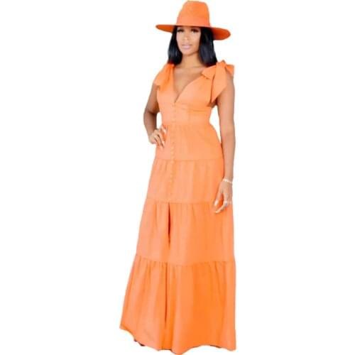 Summer Long Dress 2021 Elegant Robe Dress Party Sleeveless Dresses Women Casual Sundress Vintage Maxi Dresses For Women