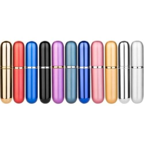 5ml Refillable Portable Traveler Aluminum Spray Atomizer Empty Perfume Bottle Essential Oil Alcohol Spray Bottle