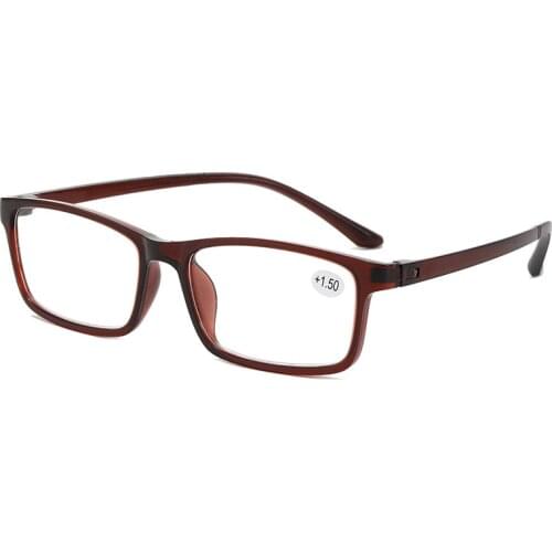 Fashion Classic Anti-Blue Reading Reading Glasses for Men and Women Reading Square Reading Glasses +1.0+1.5+2.0+2.5+3.0+3.5+4.0