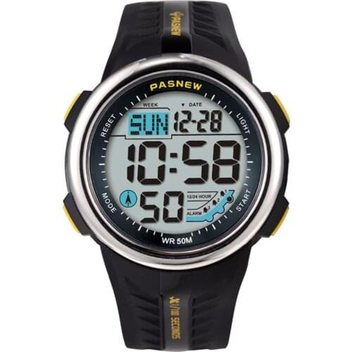 PASNEW Watches Men Professional Sports Watch Fashion Led Digial Watch Electronic Watches reloj digital hombre relogio masculino