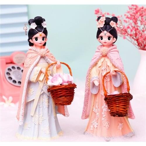 Retro Hanfu Umbrella Girl ancient Chinese beauty Decoration Creative birthday Gift Home Decoration Crafts souvenir home decor