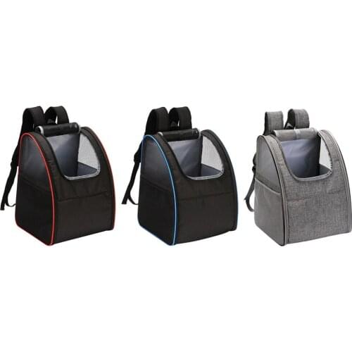 Mesh Hollowed Visible Pet Carrier Bag Cat Dog Puppy Backpack Breathable