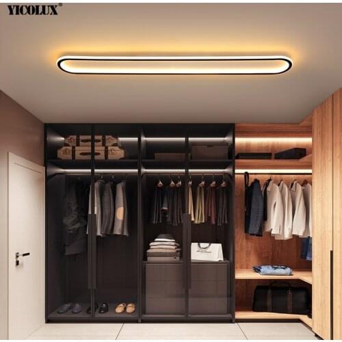 New Modern Simple LED Ceiling Lights For Living Study Room Bedroom Corridor Aisle Cloakroom Lighting Lamps Dimmable With Romote