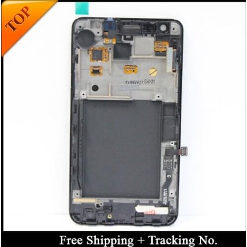 100% tested Super AMOLED For Samsung S2 I9100 LCD Display For Samsung i9100 LCD Screen Touch Digitizer Assembly with frame