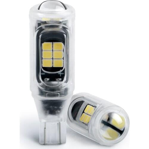 2pcs Canbus T16 T15 921 W16W WY16W LED Bulb Car Backup Reverse Lights High Power 3030 Chip White DC 12V Diode Auto Parking Lamps