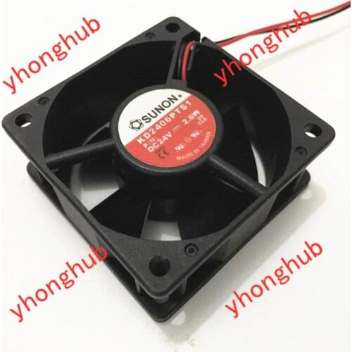 SUNON KD2406PTS1 DC 24V 2.6W 60x60x25mm Server Cooling Fan