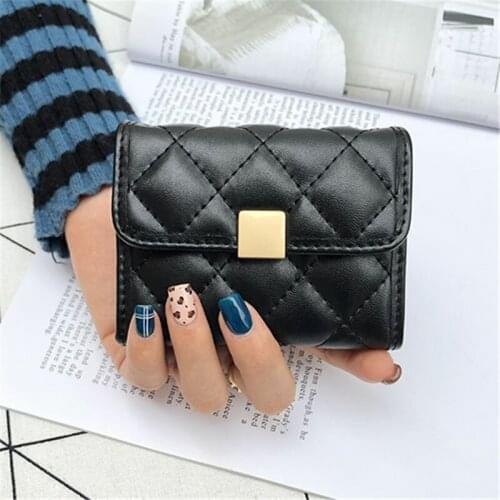 Genuine Leather Womens wallet 2022 Women short Purse Clutches Money Wallets Handbag Handy Passport cover wallet card holder