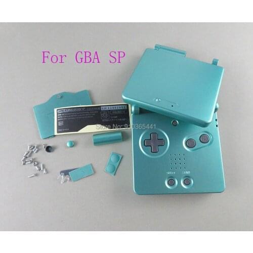 10sets/lot Full Housing Shell Replacement For Nintend Gameboy Advance SP For GBA SP Game Console Cover Case